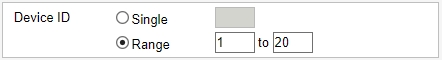 Security - Modbus device IDs